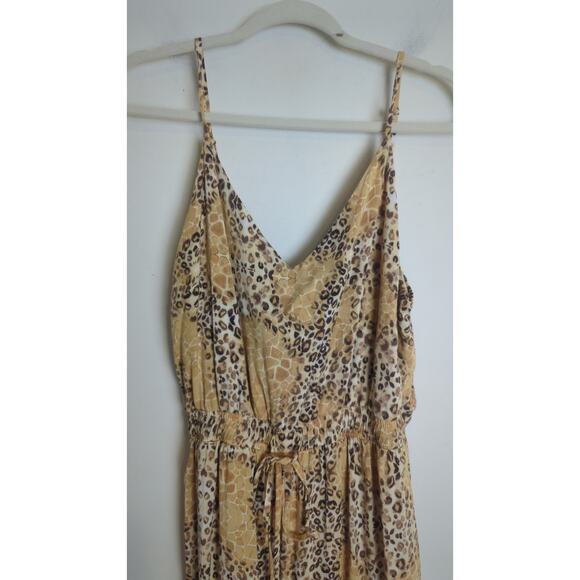 Retro Boho Feminine Animal & Snake print jumper wide straight leg women's  Large - Picture 2 of 9